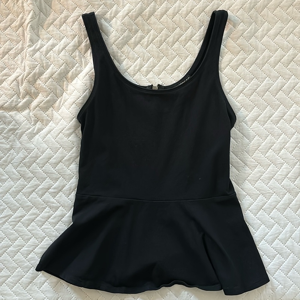 Express Black peplum top